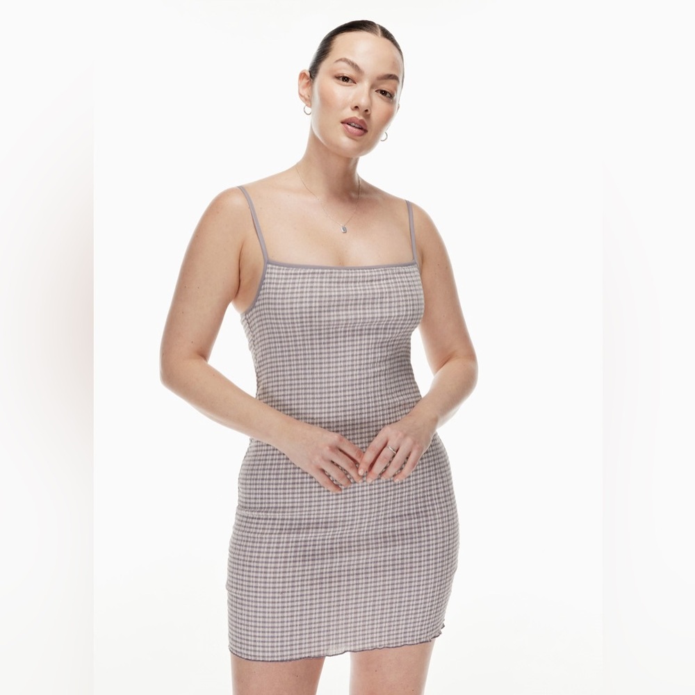 Aritzia Wilfred | Jazz Mini Dress | Grey/Lilac | Size M